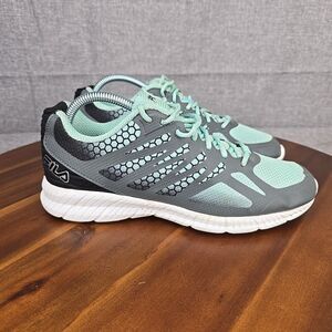 Fila Speedstride Womens Sz 8.5 Running Sneaker Shoe Athletic Memory Foam Seafoam